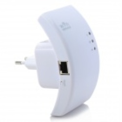 Portable 2.4ghz 802.11b g n 300mbps Wireless Wifi Repeater - White