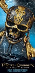 Skull N Bones Pirates Of The Caribbean Beach Towel 28X58
