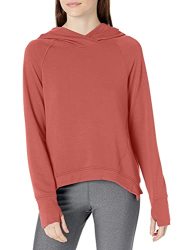 Danskin Women's Tapered Pullover Hoodie Cider Small