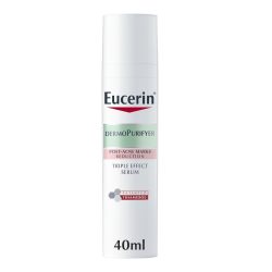 Eucerin Dermopurifyer Triple Effect Serum With Patented Thiamidol For Acne-prone Skin Reduces Post-acne Marks Long-lasting Matte Finish 40ML