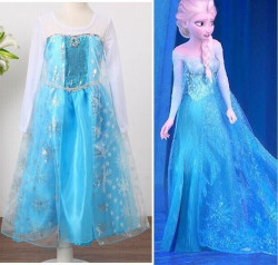 Elsa Dress - Disney Frozen Dress - 6-7