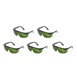 Pioneer Safety Glasses Green Anti Scratch 5 Pack