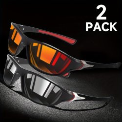 Jinqi Polarized Sports Fashion Glasses For Men & Women - Lightweight Comfortable For Fishing Cycling Beach & Driving - Uv Protection Anti-glare