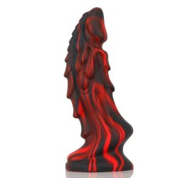 Wild Fantasy Lava Unicorn Dildo - Red