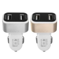 3.1A Universal Fast Charge Dual 2 Port 12V-24V USB Auto Car Charger Adapter For Cellphone Tablet PC