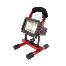 Megabrand 10W Rechargeable Portable Cordless LED Flood Light Color Red