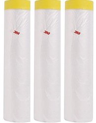 3M Drape Pre-taped Masking Film Painting Protection Covering Film 65.6 Feet Set Of 3 78.7 In