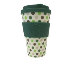 GREE N Polka Reusable Bamboo On-the-go Coffee Cup