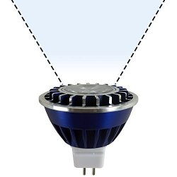 12V 5W Dimmable LED MR16 Light Bulb - 40W Equivalent - LEDB16 Cool White 5000K 60 Wide Flood