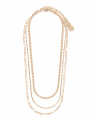 Taylor Chain Necklace Multi Pack - 0 Gold