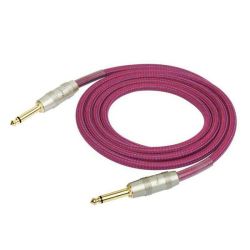 6M Woven Instrument Cable Purple