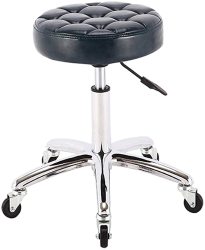 Bar Lift Swivel High Stools Chair Beauty Salon Hairdressing Manicure Lifting Chairs Stools Adjustable Height 360 Swivel Chairs Ergonomic Stools-dark Blue