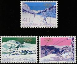 Liechtenstein 1979 Winter Olympics Complete Unmounted Mint Set Sg 732-4