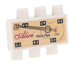 Andoer Alice A001P GP6 Guitar Pitch Pipe Tuner Note Selector