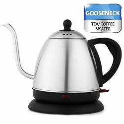  Hamilton Beach Gooseneck Pour Over Electric Tea Kettle, Water  Boiler & Heater, 1.2 L, Cordless, Auto-Shutoff & Boil-Dry Protection,  Stainless Steel (40899): Home & Kitchen