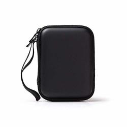 External Hard Drive Case Portable Hard Shell Carrying Case Black