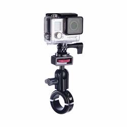 Tackform Motorcycle Mount For Gopro - Enduro Series Bar Mount And Trail Cam Compatible With Gopro And Other Action Cameras - All Metal Built