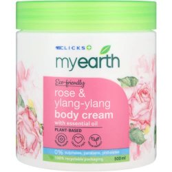 MyEarth Body Cream Rose & Ylang Ylang 500ML