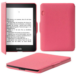SUPCASE Slim Lightweight PU Leather Hard Shell Case Cover for Amazon Kindle Voyage - Pink