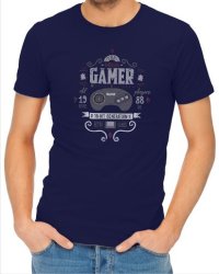 The Mega Gamer Mens T-Shirt Navy Xxx-large