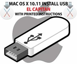 Mac Os X 10.11 El Capitan Install USB Flash Drive For Installation Recovery Upgrade Update Osx System 16GB