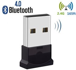 Bluetooth USB Adapter Bluetooth 4.0 USB Dongle Low Energy For PC Wireless Dongle For Stereo Music Voip Keyboard Mouse Support All Windows 10 8.1 8 7 Xp Vista