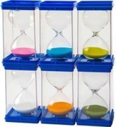 INVICTA Giant Sand Timers Set Of 6 30 Seconds 1 3 5 10 And 15 Minutes