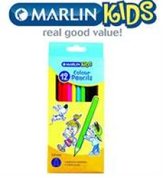 Marlin Kids 12 Long Colour Pencil Pack  