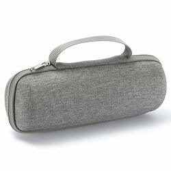 Hard Case Travel Carrying Storage Bag For Jbl Flip 5 Jbl Flip 4 Wireless Bluetooth Portable Speaker. Fits USB Cable And Wall Charger - Gray Gray Lining