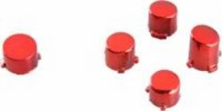 CCMODZ Buttons Chrome Abxy & Guide For Xbox One Controller Red
