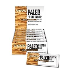 Paleo Thin Protein Bar Organic Sunflower Butter 150 Cal 20G Egg White Protein 5 Net Carbs 12 Bars