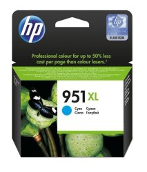 HP 951XL High Yield Cyan Original Officejet Ink Cartridge