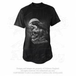Alchemy Gothic BT810 Poe's Raven Shirt - UK Size: Extra Large