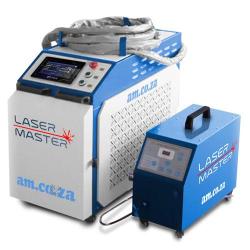 Lasermaster -dedicated 1500W Hand-held Fiber Laser Cleaning Welding Cutting Multifunction Machine 220V Dual Galvo Scan Head Cleaning System Precision Water Chiller Free Welding Wire Feeder
