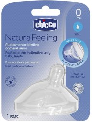 Chicco Natural Feeling Regular Flow Teat - 0+ Months