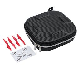 Proster Portable Handheld Waterproof Pu Leather Carrying Case + Quick Release Propellers For Dji Tello Drone