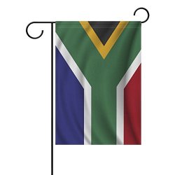 SUPER3DPRINTED South Africa Flag Polyester Home Garden Flags Mildew Resistant Waterproof Outdoor Flag 12" X 18