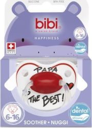 Bibi Silicone Soother - Papa Is The Best