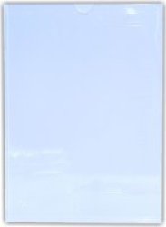 Parrot Products Perspex Pocket Clear white Backing A3