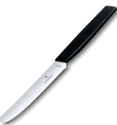 Victorinox Swiss Army Victorinox Swiss Modern Table Knife 11 Cm Black Serrated Blade
