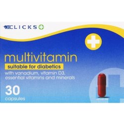 Clicks Diabetic Multivitamin 30 Capsules