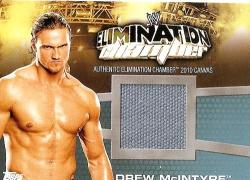 Drew Mcintyre - "wwe Superstars" - "elimination Chamber" Genuine "relic Swatch" Card
