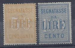 Italy 1903 Insurance Set Of 2 Fine Mint