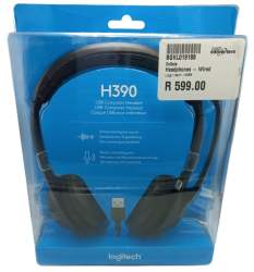 Logitech H390 Headphones - Wired