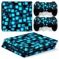 Fypro Vinyl Skin Sticker For Sony PS4 Pro Playstation 4 And 2 Controlle Decal Skins For PS4 Pro