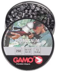 Gamo Pro Magnum Pellets 4.5mm .177 Cal 250's 250 Pellets
