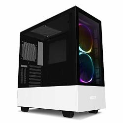 Nzxt H510 Elite - CA-H510E-W1 - Premium Mid-tower Atx Case PC Gaming Case - Dual-tempered Glass Panel - Front I o USB Type-c Port