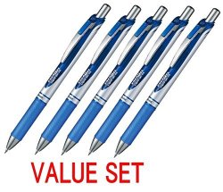 Pentel Energel 0.3 MM Ultra Fine Rtx Retractable Liquid Gel Pen - Needle  Tip - 6 Pack Of 3 Black Ink & 3 Blue Ink Deluxe Pens