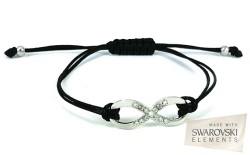 Infinity Bracelet With Swarovski Elements