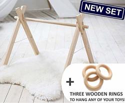 wood baby gym frame